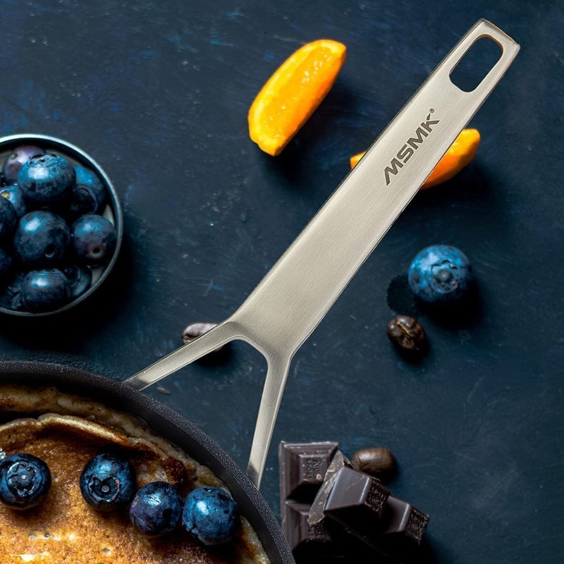 MsMk Small Nonstick Frying pan Blue, 8-inch Durable Egg Omelet Skillet, Titanium and Diamond Non Stick Coating From USA, for Induction,Cerammic and Gas Cooktops, Oven Safe,Dishwasher Safe - Image 5